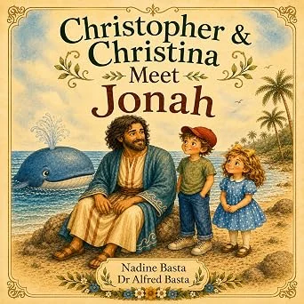 Christopher & Christina Meet Jonah: The Prophet and the Big Fish by Alfred Basta (book cover)