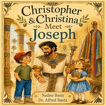 Christopher & Christina Meet Joseph: The Coat of Many Colors by Alfred Basta (book cover)