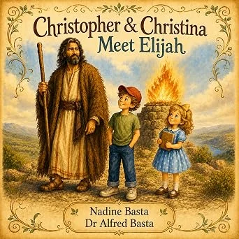 Christopher & Christina Meet Elijah: The Prophet of Fire by Alfred Basta (book cover)
