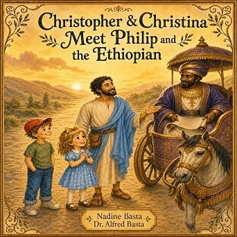 Christopher & Christina Meet Philip and the Ethiopian: A Friend on the Road by Alfred Basta (book cover)