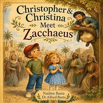 Christopher & Christina Meet Zacchaeus: Up in the Tree by Alfred Basta (book cover)