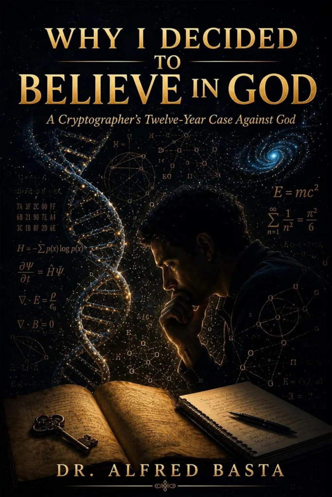 Why I Decided to Believe in God: A Cryptographer’s Twelve-Year Case Against God, Thr... by Alfred Basta (book cover)