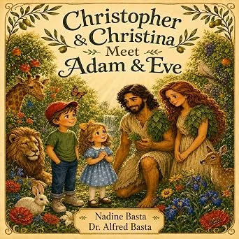 Christopher & Christina Meet Adam and Eve: The Garden Where Everything Began by Alfred Basta (book cover)