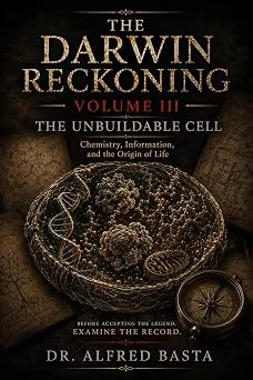 The Darwin Reckoning: Volume III – The Unbuildable Cell by Alfred Basta (book cover)