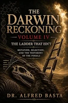 The Darwin Reckoning: Volume IV – The Ladder That Isn’t by Alfred Basta (book cover)