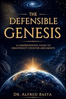 The Defensible Genesis: A Comprehensive Guide to Creationist Counter-Arguments by Alfred Basta (book cover)