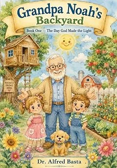 Grandpa Noah’s Backyard: The Day God Made the Light by Alfred Basta (book cover)