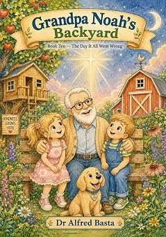 Grandpa Noah’s Backyard: The Day It All Went Wrong by Alfred Basta (book cover)