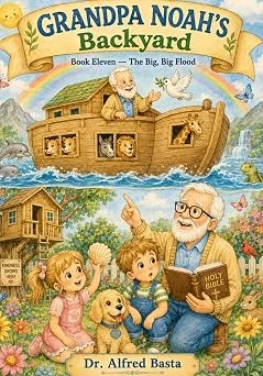 Grandpa Noah’s Backyard: The Big, Big Flood by Alfred Basta (book cover)