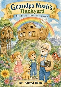 Grandpa Noah’s Backyard: The Rainbow Promise by Alfred Basta (book cover)