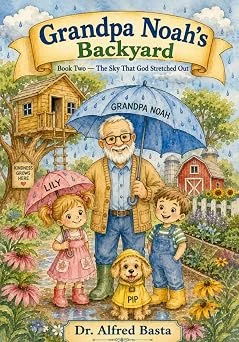 Grandpa Noah’s Backyard: The Sky That God Stretched Out by Alfred Basta (book cover)