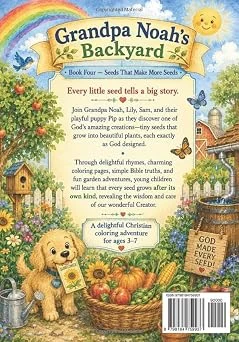 Grandpa Noah’s Backyard: Seeds That Make More Seeds by Alfred Basta (book cover)