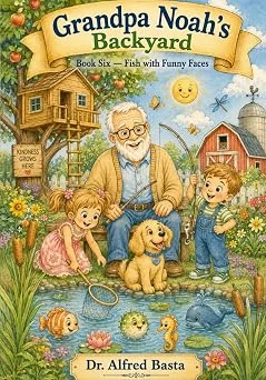 Grandpa Noah’s Backyard: Fish with Funny Faces by Alfred Basta (book cover)