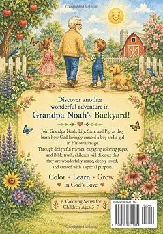 Grandpa Noah’s Backyard: A Boy and a Girl Made Just Like God by Alfred Basta (book cover)