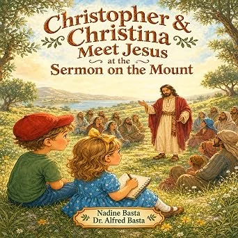 Christopher & Christina Meet Jesus at the Sermon on the Mount: The Most Important Word... by Alfred Basta (book cover)
