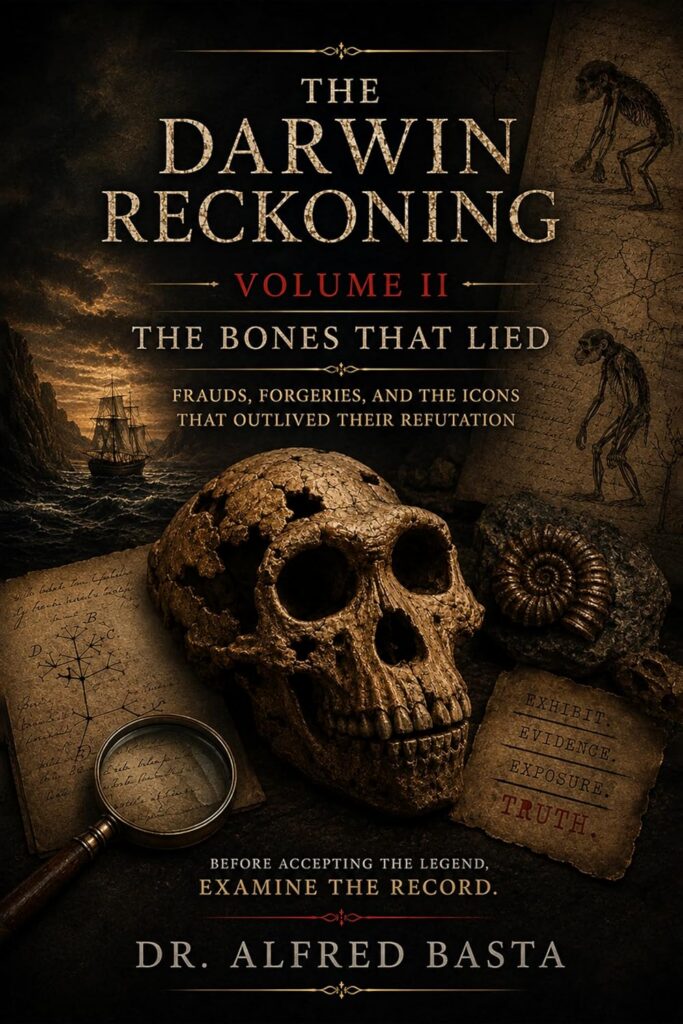 Cover of The Darwin Reckoning: Volume II – The Bones That Lied by Alfred Basta